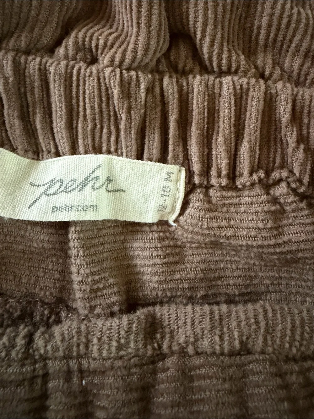 Set of 2 Pehr Corduroy Overalls in Sage & Portobello - Size 12-18 Months